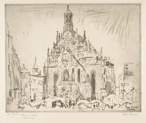 Market Place. Frauen Kirche, Nuremberg