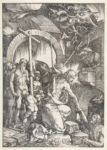 Christ in Limbo, from "The Large Passion", edition 1511