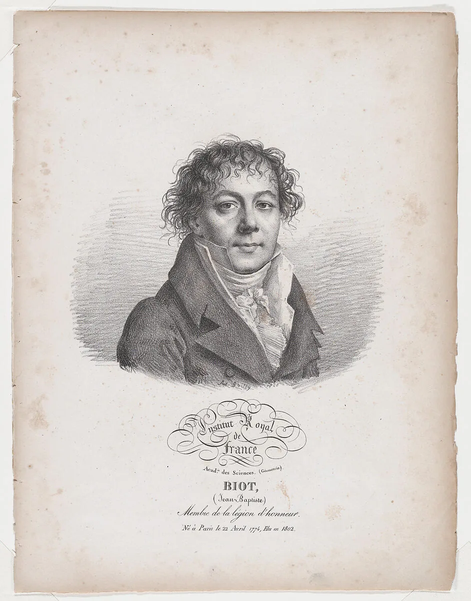 Portrait of Jean-Baptiste Biot — Jules Boilly