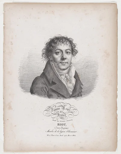 Portrait of Jean-Baptiste Biot