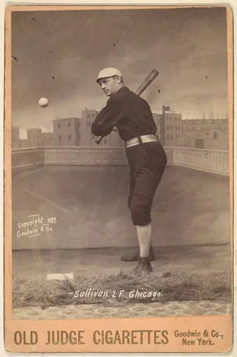 Sullivan, Left Field, Chicago, from the series Old Judge Cigarettes