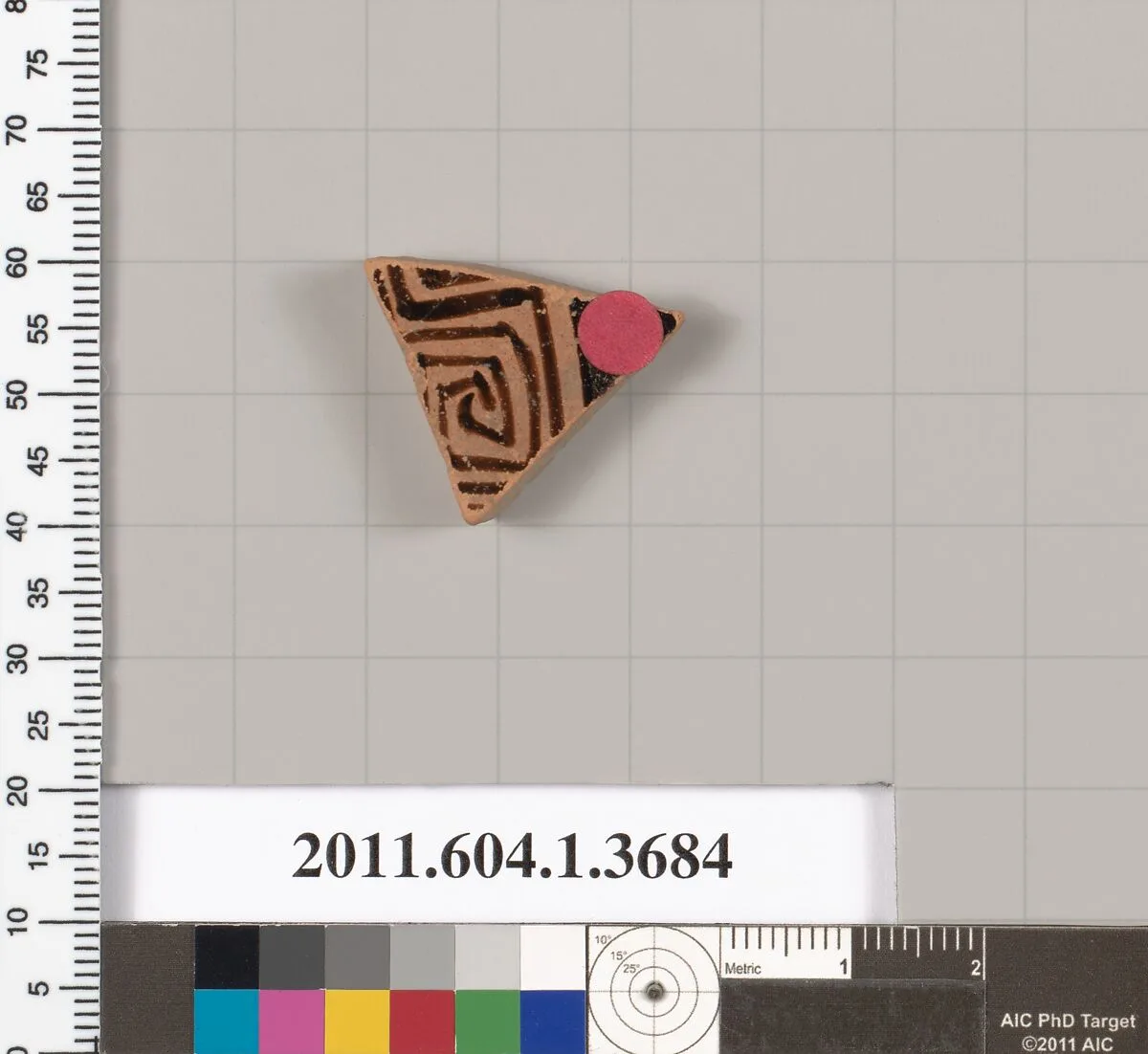 Terracotta fragment of a kylix (drinking cup) — Unknown
