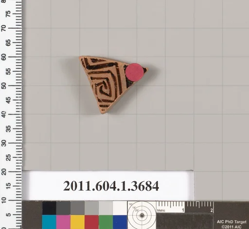 Terracotta fragment of a kylix (drinking cup)