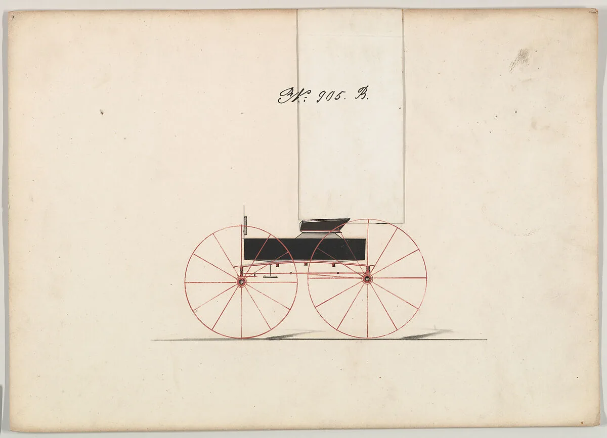 Design for Wagon, no. 905b — Brewster & Co.