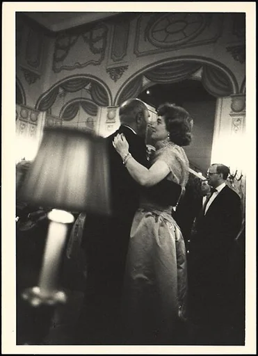 [Couple Dancing at Party, London]