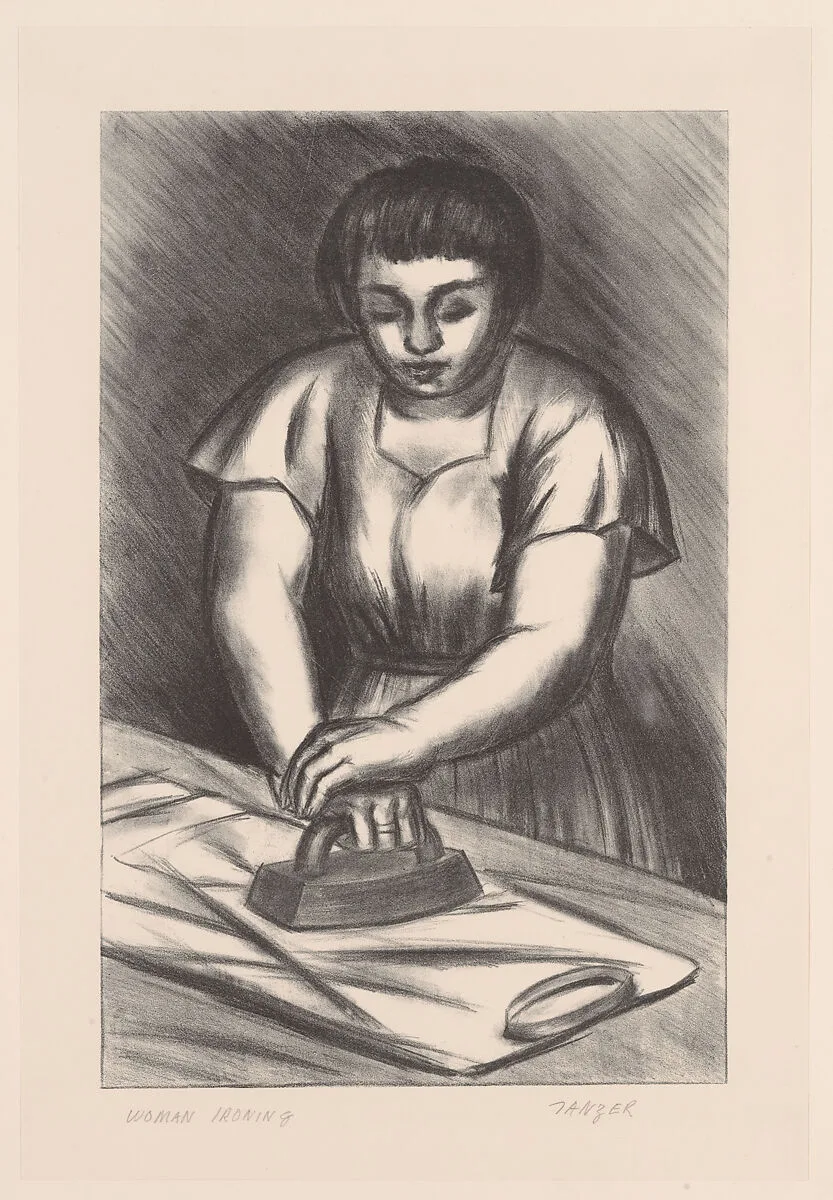 Woman Ironing — Julius Tanzer|WPA