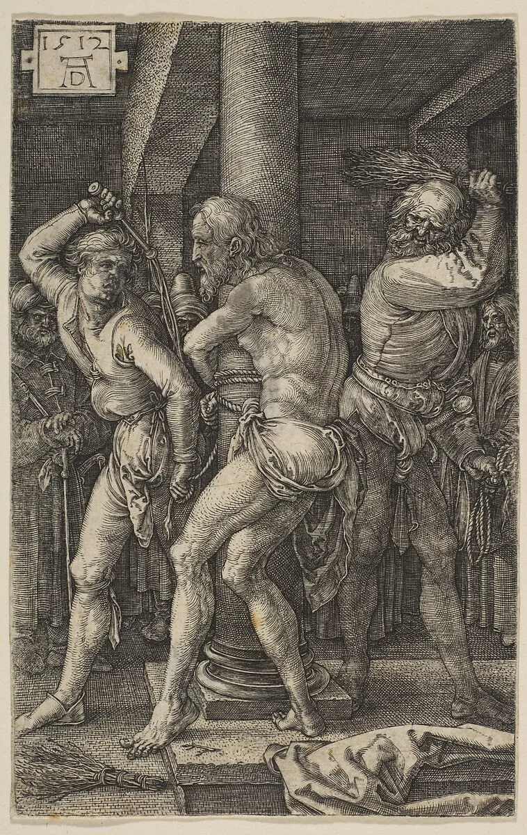 The Flagellation, from "The Passion" — Albrecht Dürer