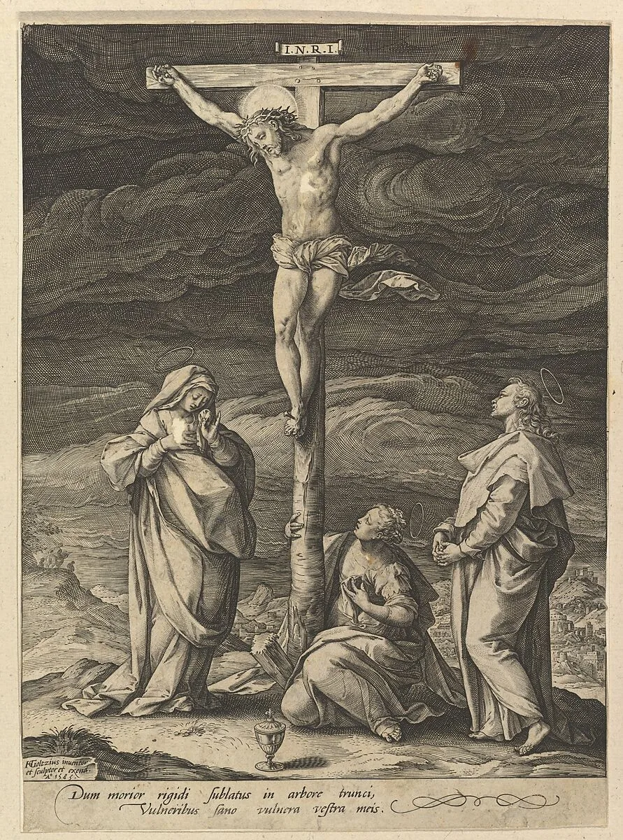 The Crucifixion — Hendrick Goltzius