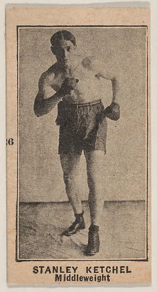 Stanley Ketchel, Middleweight, from Boxers strip cards (W580) — Unknown