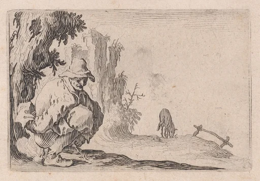 La Paysan Accroupi (The Peasant Squatting), from Les Caprices Series B, The Nancy Set