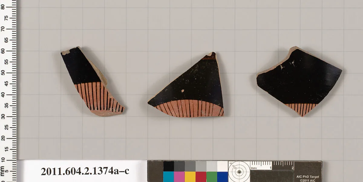 Terracotta fragments of skyphoi (deep drinking cups) — Unknown