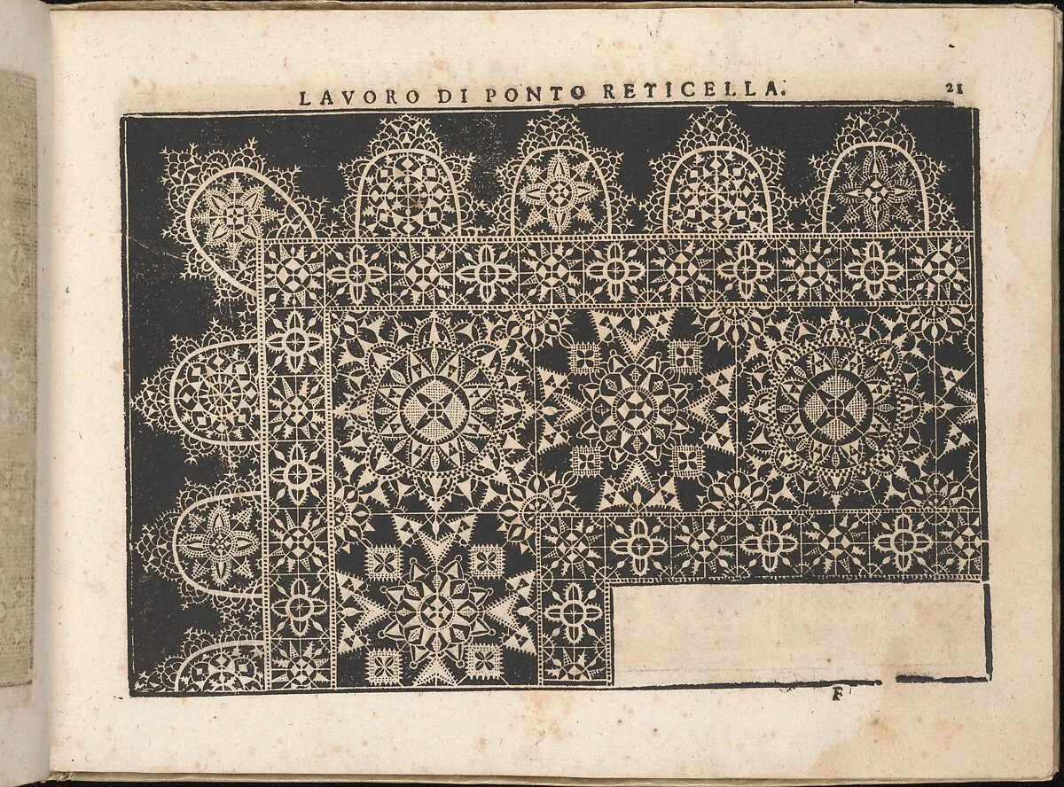 Fiore D'Ogni Virtu Per le Nobili Et Honeste Matrone, page 21 (recto) — Isabella Catanea Parasole|Antonio Fachetti