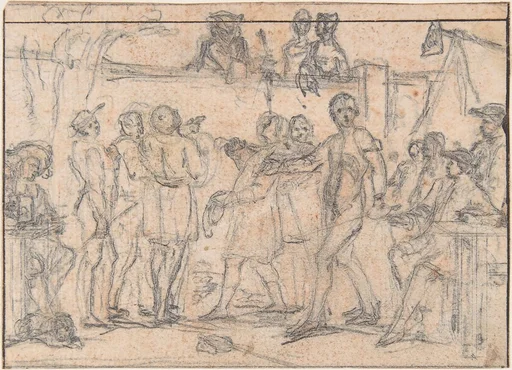 Study for an Engraving of "Songs in the Opera of Flora"