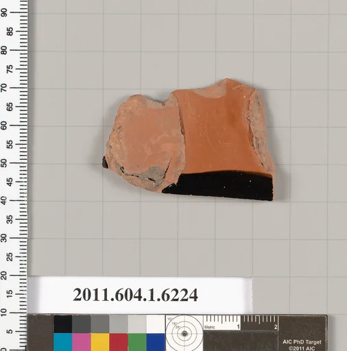 Terracotta fragment of a kylix (drinking cup)