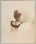 [Jessie Beach Crane (later Jessie Crane Evans) in Back Profile, St. Louis, Missouri]