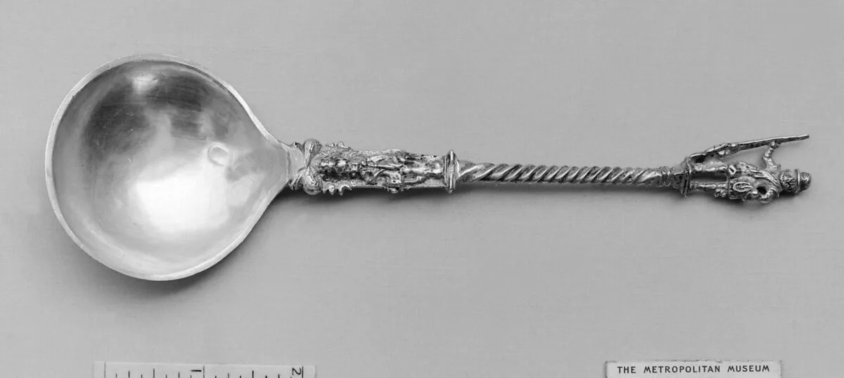 Figure-top spoon — Unknown