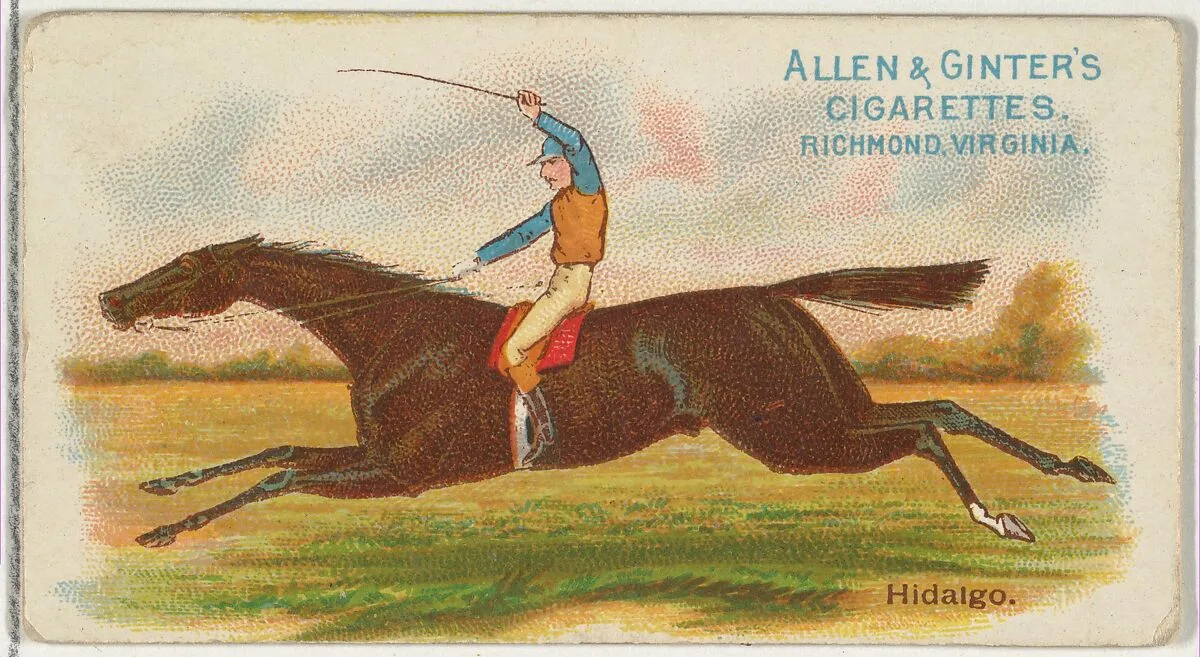Hidalgo, from The World's Racers series (N32) for Allen & Ginter Cigarettes — Allen & Ginter|Lindner, Eddy & Claus