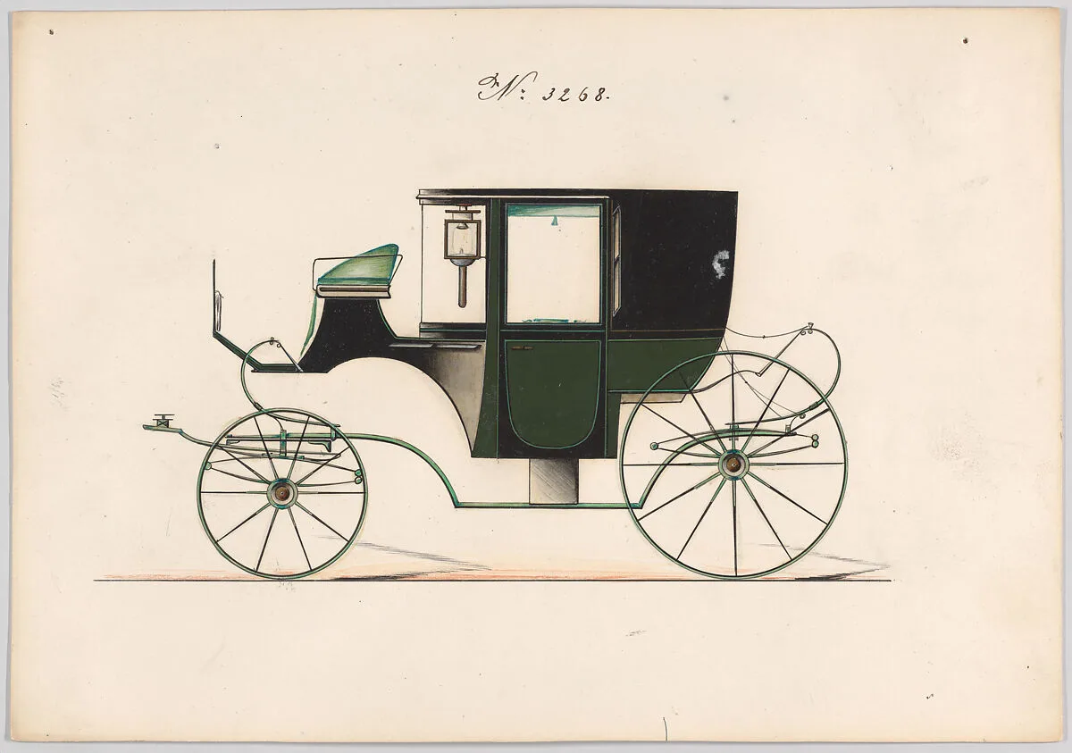 Design for Coupé, no. 3268 — Brewster & Co.