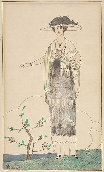 A Lady and a Rose Bush — Charles Martin