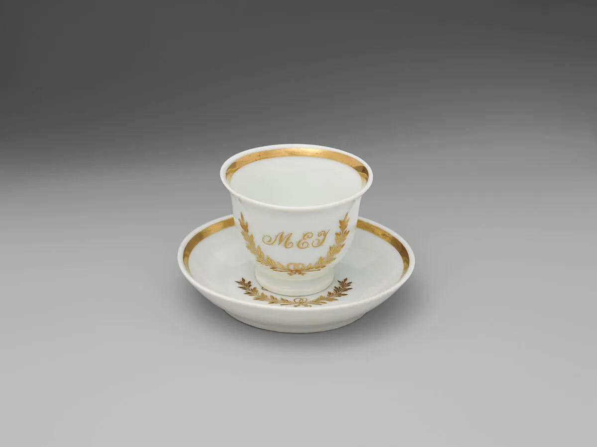 Cup and Saucer — Tucker Factory