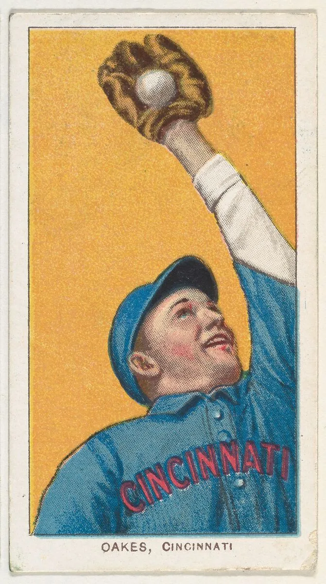Oakes, Cincinnati, National League, from the White Border series (T206) for the American Tobacco Company — American Tobacco Company