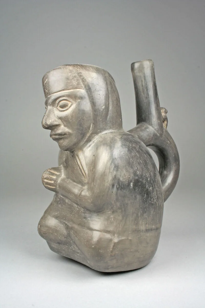 Seated Figure Bottle — Unknown