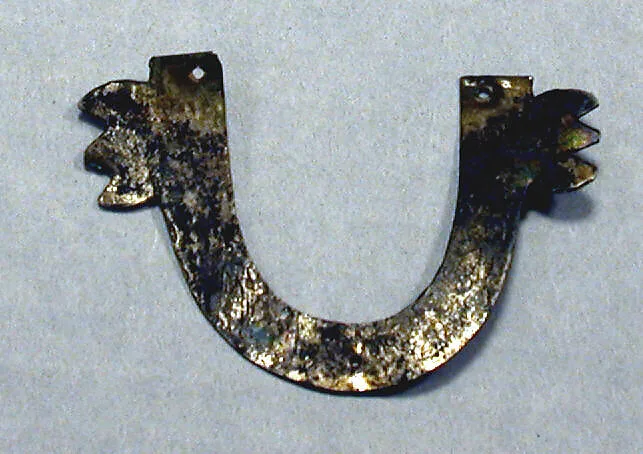 Hammered Silver Arc Ornament — Unknown