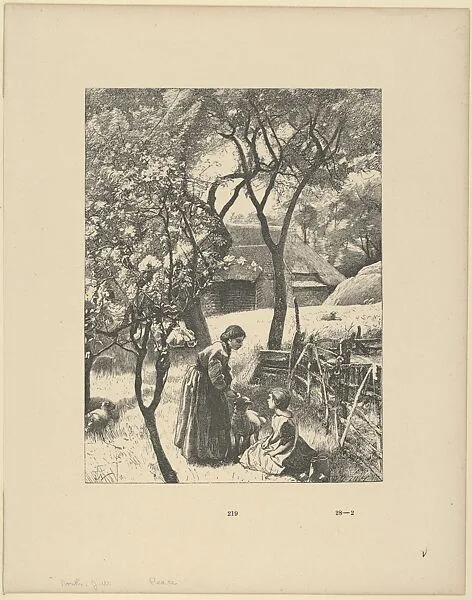Peace, from "Picture Poesies" — John William North|Dalziel Brothers|George Routledge & Sons, London