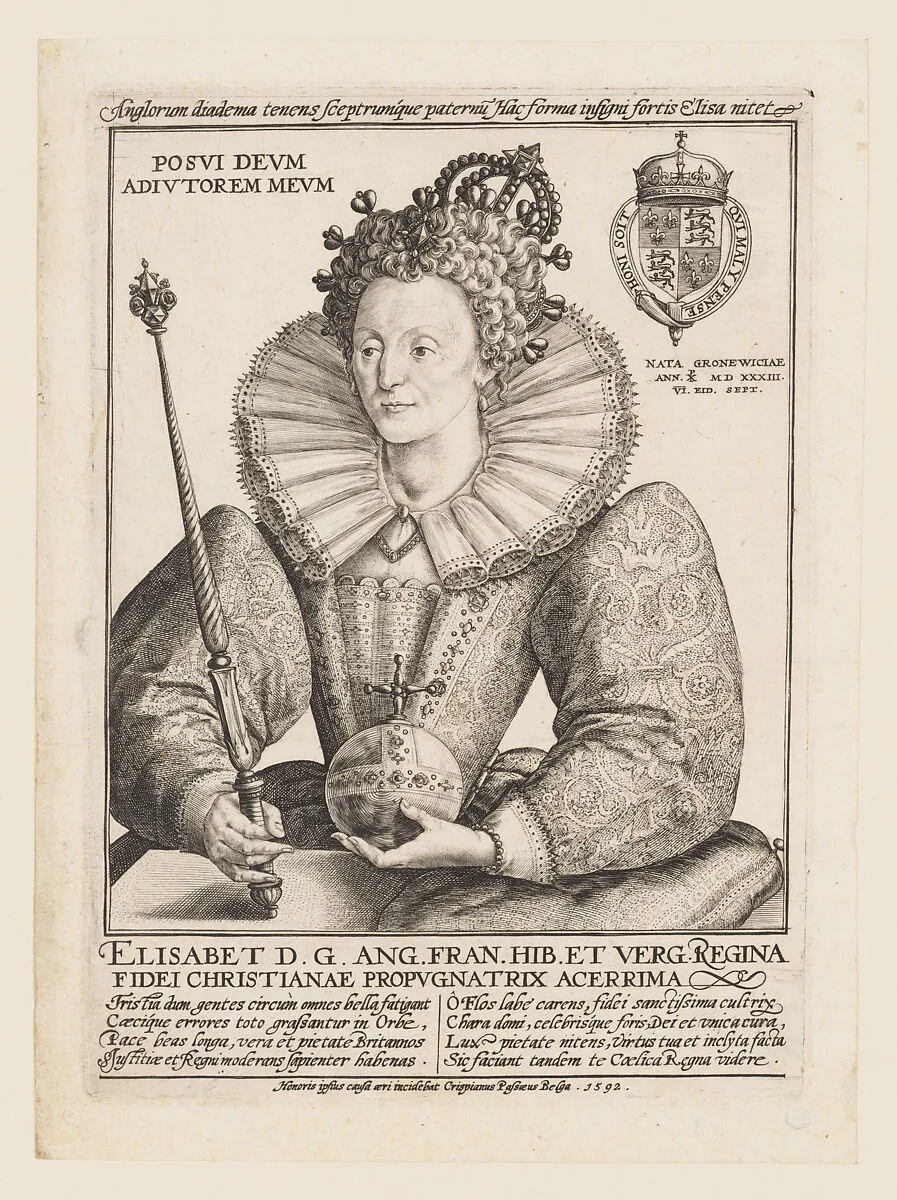 Queen Elizabeth I — Crispijn de Passe the Elder|Elizabeth I, Queen of England