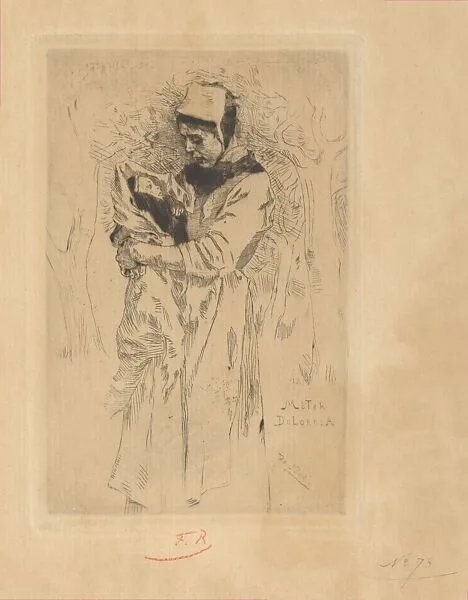 Mater Dolorosa (Our Lady of Sorrows) — Félicien Rops|André Marty