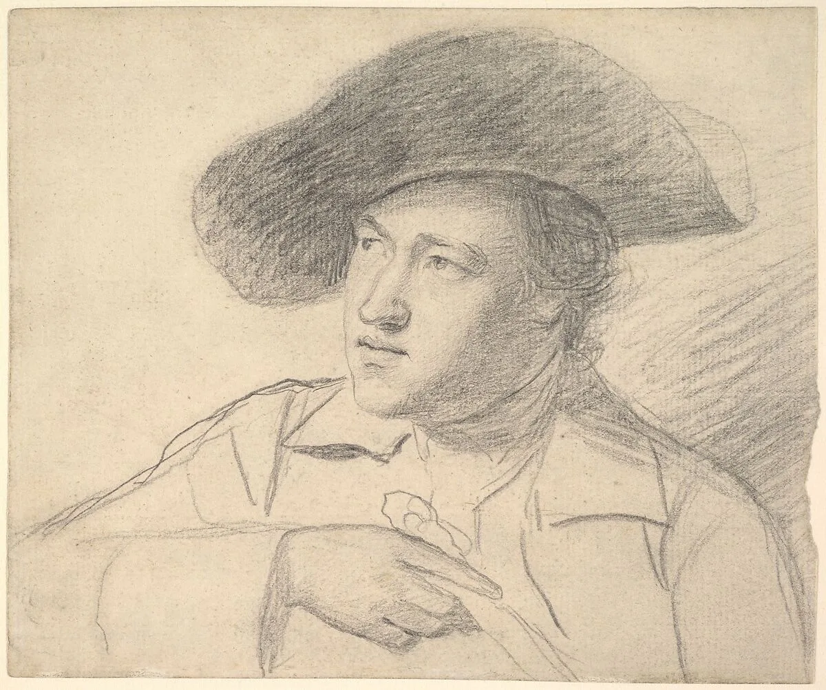 The Rev. William Atkinson, Wearing a Broad-Brimmed Hat — George Romney|The Reverend William Atkinson