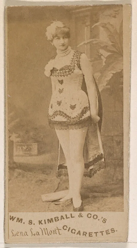 Lena La Mont, from the Actresses series (N203) issued by Wm. S. Kimball & Co. — William S. Kimball & Company