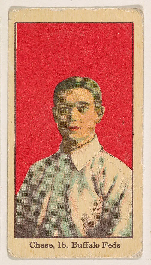 Chase, 1st Base, Buffalo, Federal League, from the Baseball Players series (D303), issued by the General Baking Company — General Baking Company