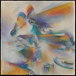 Aeroplane Synchromy in Yellow-Orange