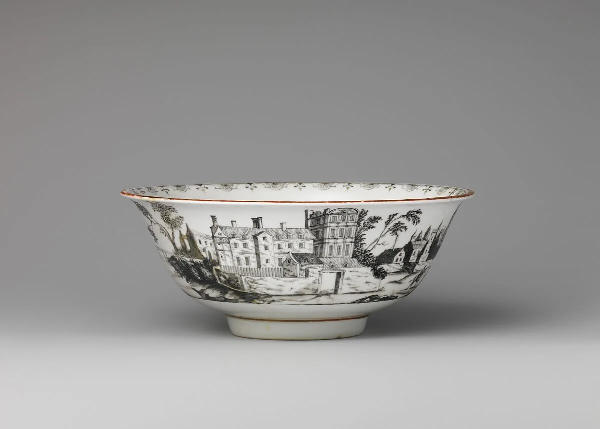 Slop bowl — Vienna|Claudius Innocentius Du Paquier period