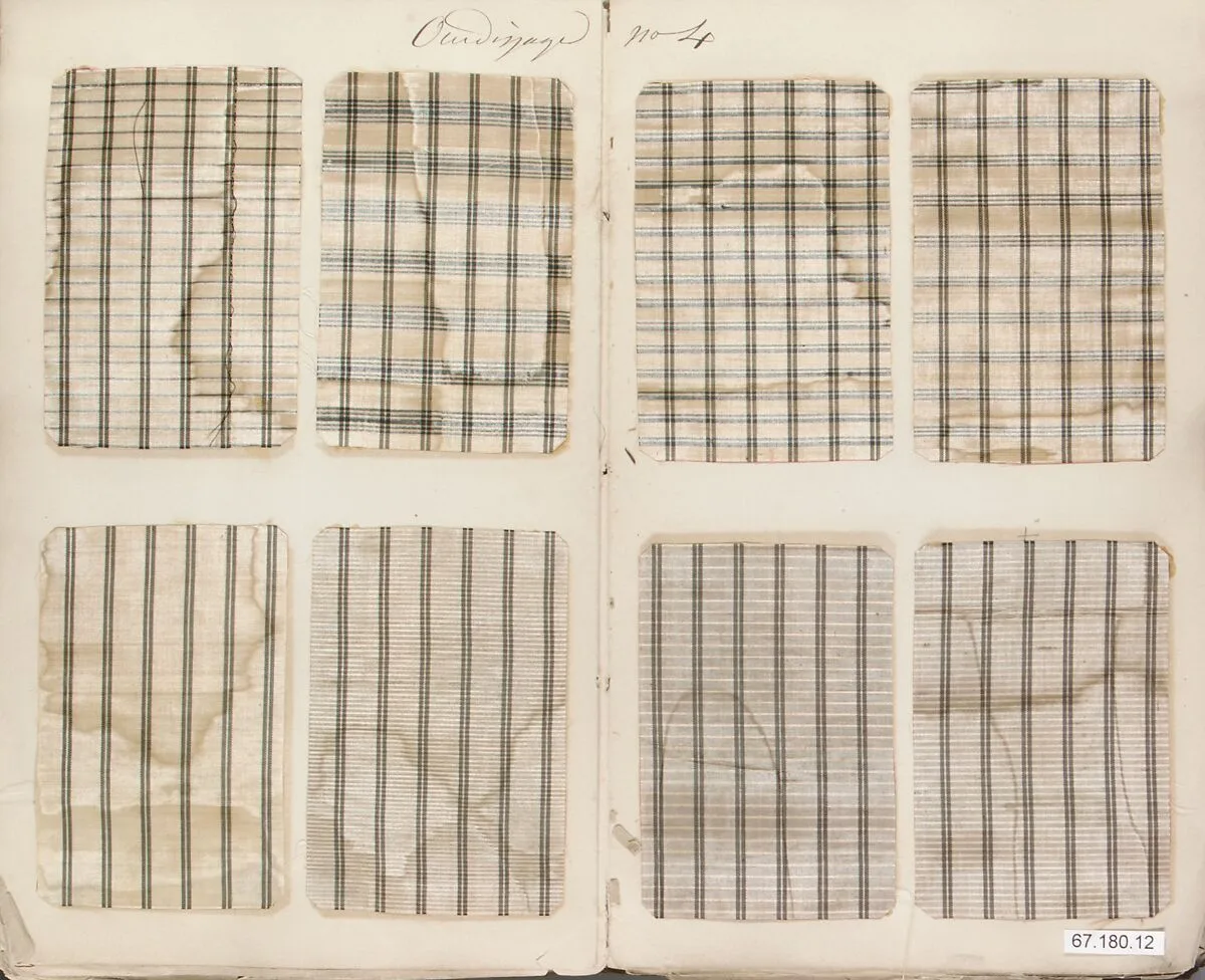 Textile Sample Book — M. Coudurier|M. Grace|M. Levoz|M. Baron|M. Lahn