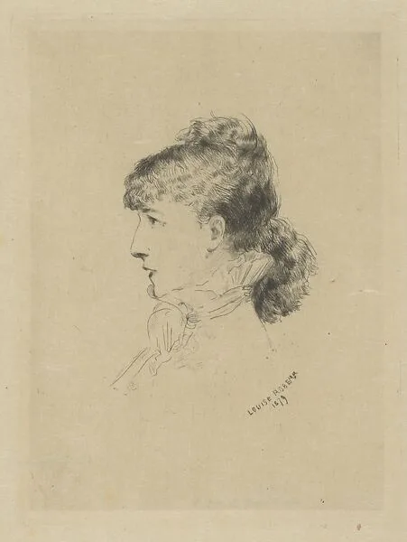 Portrait of Sarah Bernhardt — Louise Abbema