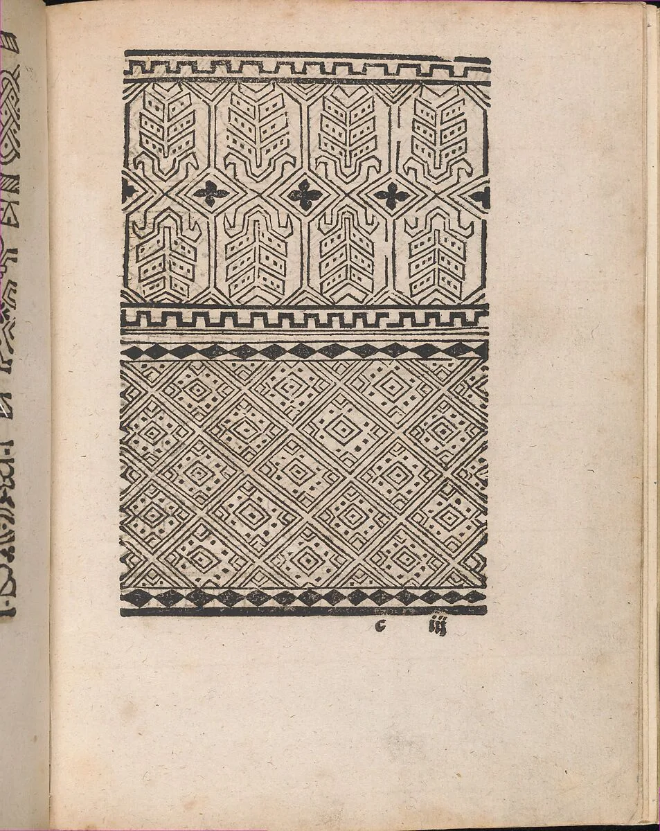 Modelbuch aller Art Nehens vn Stickens (Page 11r) — Christian Egenolff