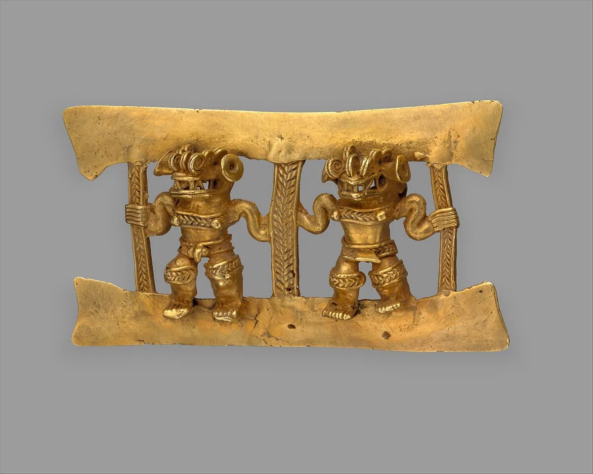 Crocodile-Head Figure Pendant — Unknown