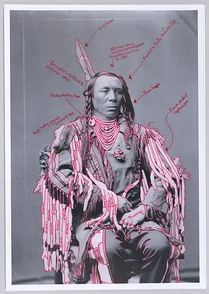 Peelatchixaaliash/Old Crow (Raven) from 1880 Crow Peace Delegation — Wendy Red Star