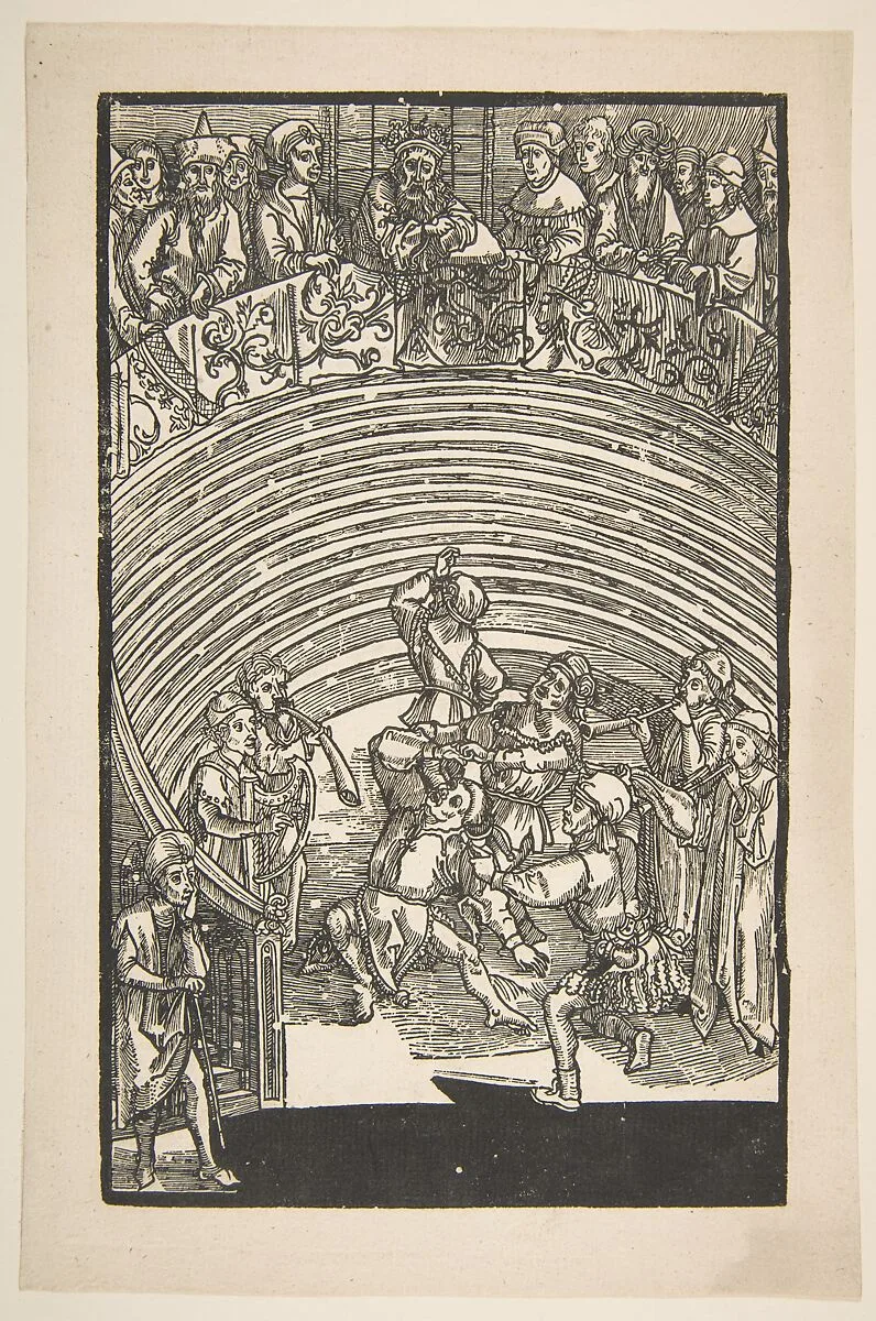 Illustration from The Comedie of Terence, 19th century reprint — Albrecht Dürer