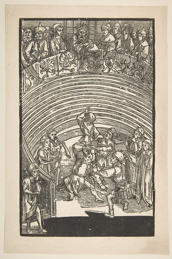 Illustration from The Comedie of Terence, 19th century reprint