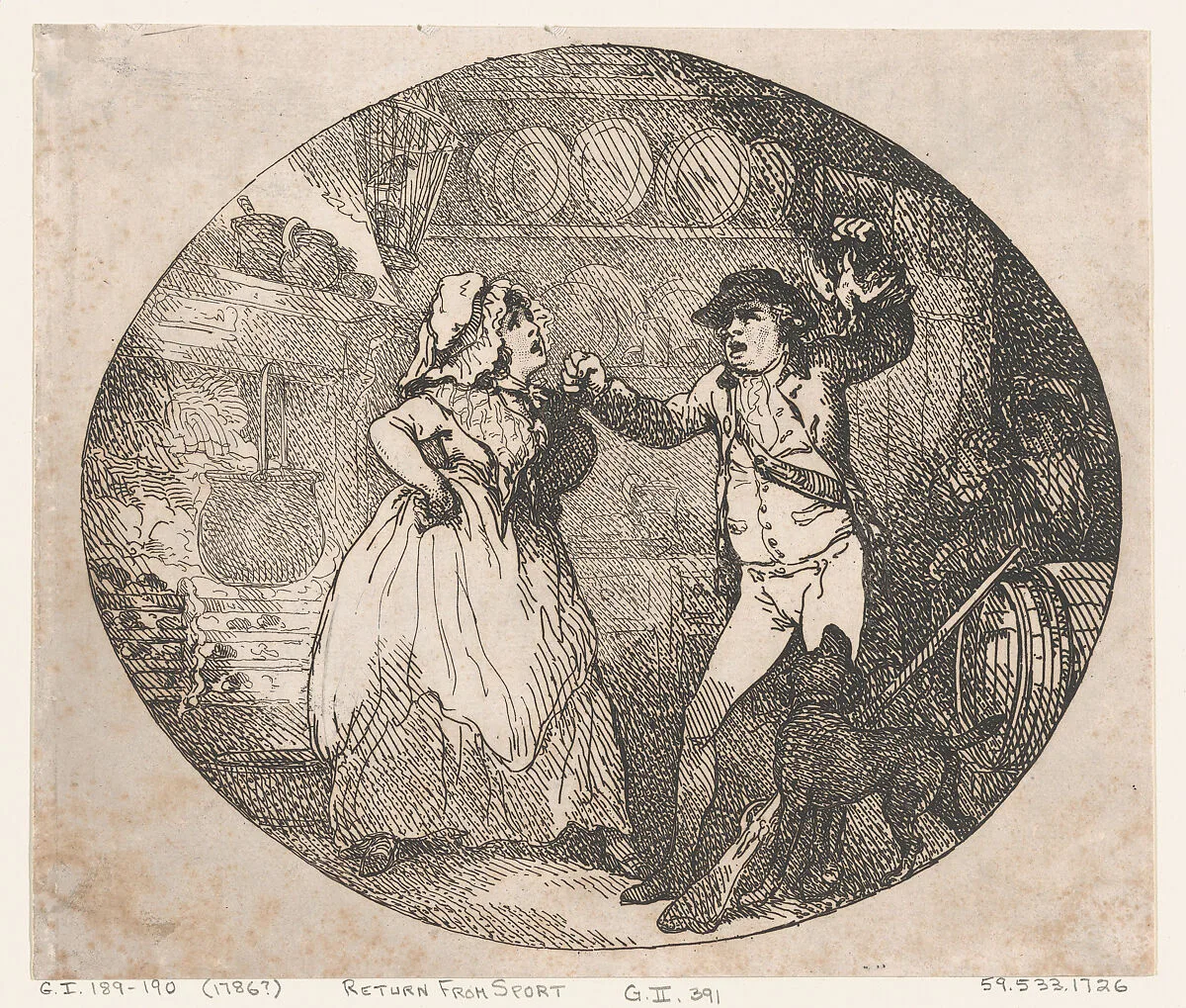 Return from Sport — Thomas Rowlandson