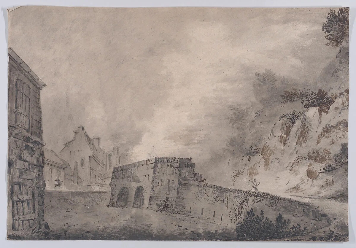 Townscape with a Bridge — Unknown