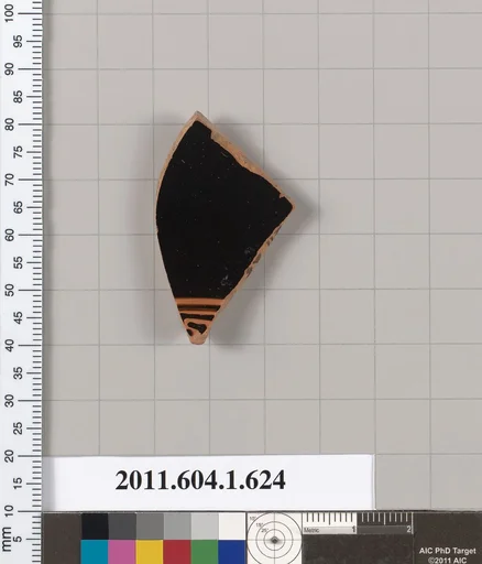 Terracotta fragment of a kylix (drinking cup)