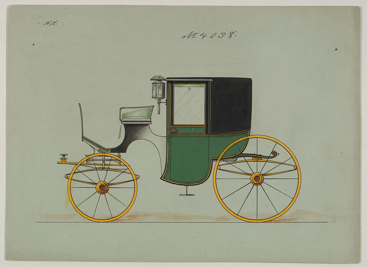 Design for Brougham, no. 4038 — Brewster & Co.|Herman Stahmer