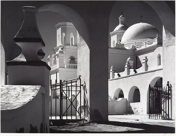 Mission San Xavier del Bac, Tucson, Arizona — Ansel Easton Adams