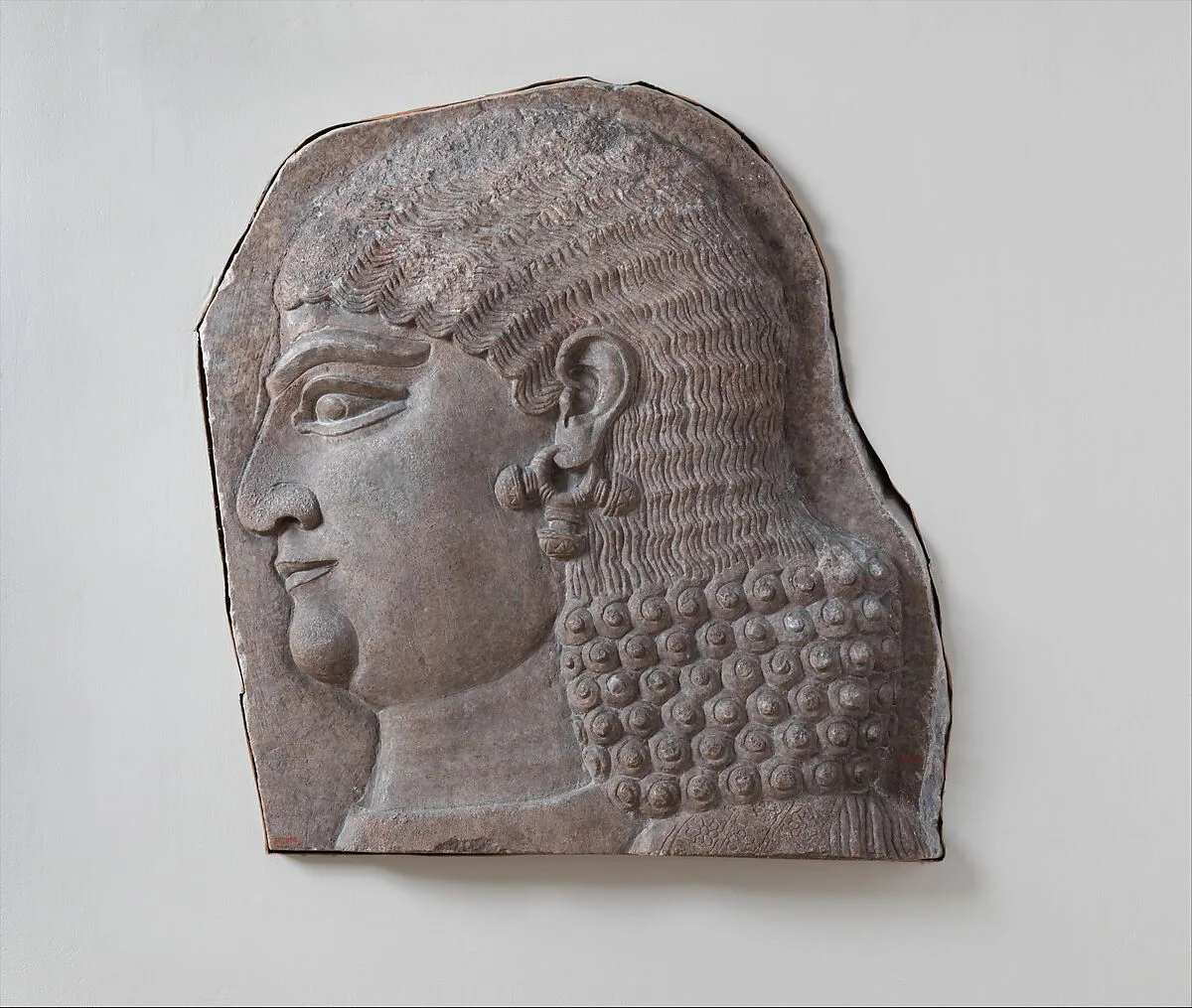 Head of a beardless royal attendant, possibly a eunuch — Unknown