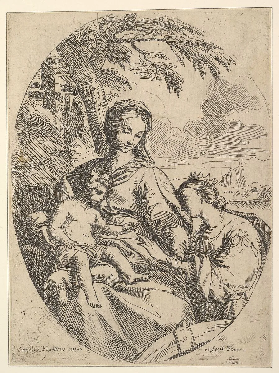 The Marriage of St. Catherine — Carlo Maratti