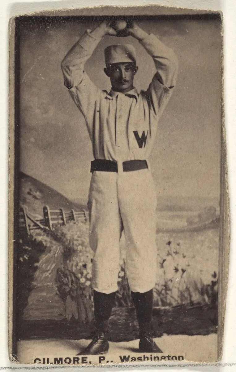 Frank T. Gilmore, Pitcher, Washington Nationals, from the Old Judge series (N172) for Old Judge Cigarettes — Goodwin & Company